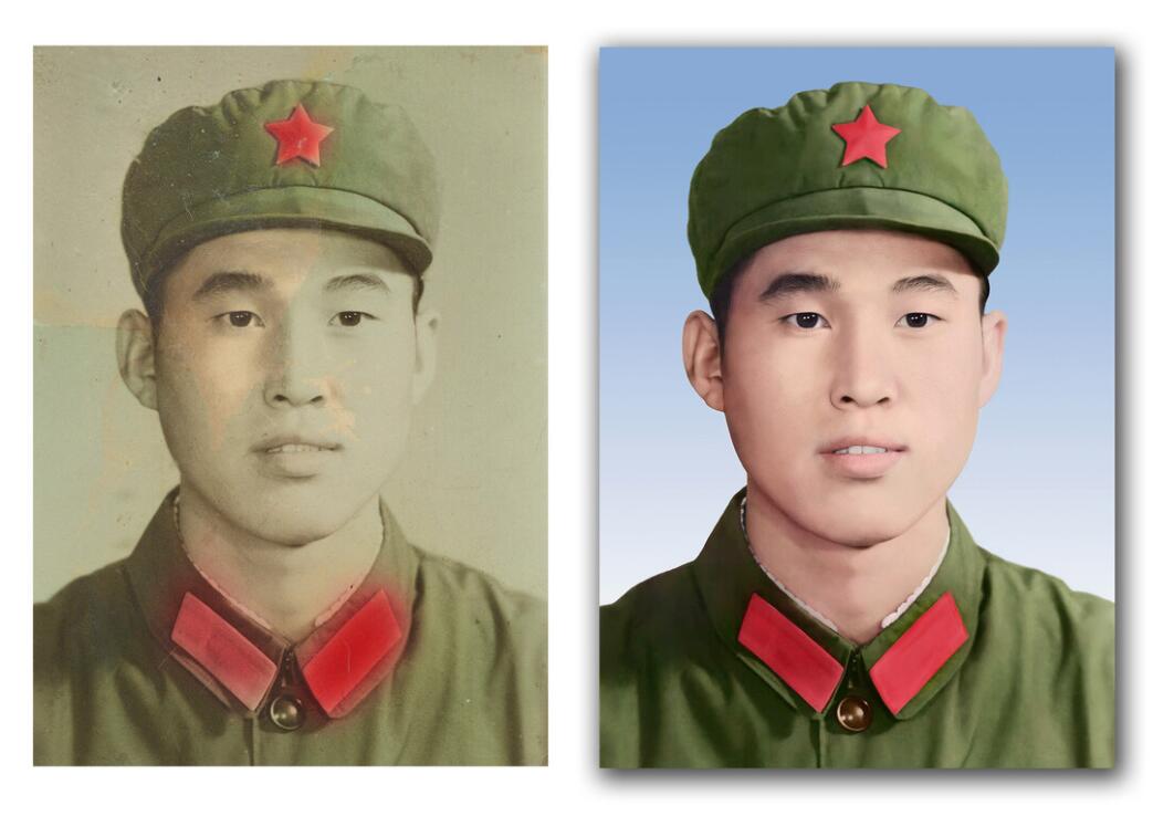 平湖破损照片修复-18